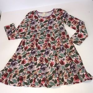 Matilda Jane long sleeve tiered dress floral 10
